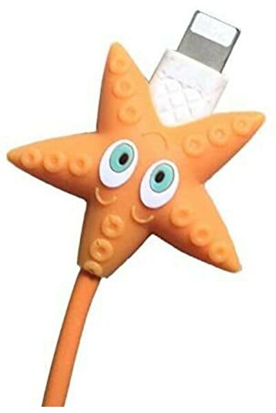 Asfal Kablo Koruyucu Tüm Telefon Modelleri Ile Uyumlu Deniz Yıldızı