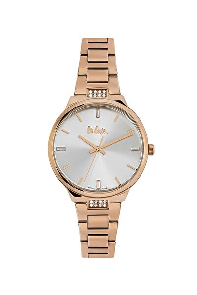 Lee Cooper Rose-gold Stylish Women's Wristwatch with Steel Cord (24 MONTHS WA...
