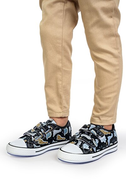 Solo Bag Boys' Orthopedic Supported Dinosaurs Lighted Casual Sports Shoes