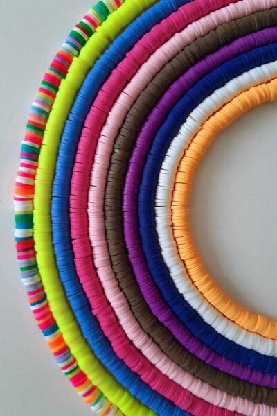 ella'nın çarşısı Set de 10 culori de mărgele Fimo pentru confecţionarea bijut...