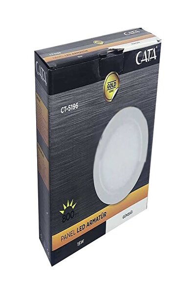 Cata 18w Panel Led Armatür Ct 5169 Beyaz Işık Alüminyum Kasa