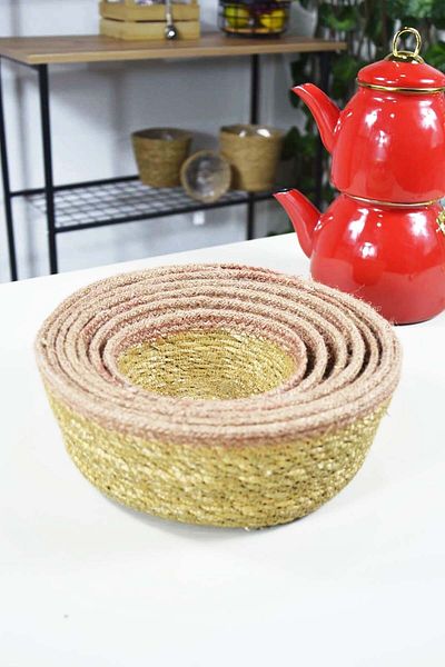 SepetçiBaba 7 Piece Wicker Basket - Comfortable and Stylish Design
