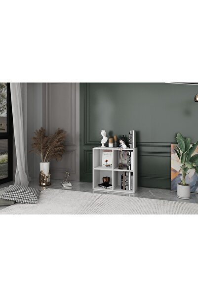 Nettrends Rafli Kitaplik 65 Cm Beyaz Ktp-1020