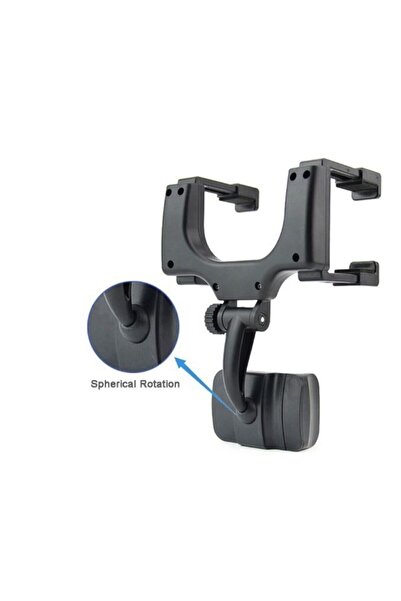 Asfal 360 Derece Dönen Araç Içi Telefon Tutucu Dikiz Aynası Telefon Tutucu Ca...