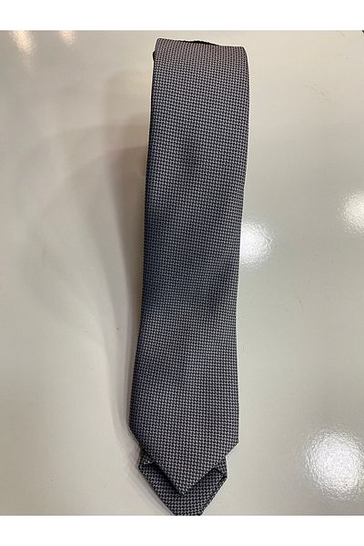 BENESSE Γκρι γραβάτα Dobby