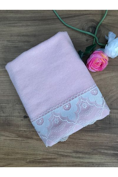Çeyiz Bahçesi Lorena Velvet Hand Towel 50&90 Powder