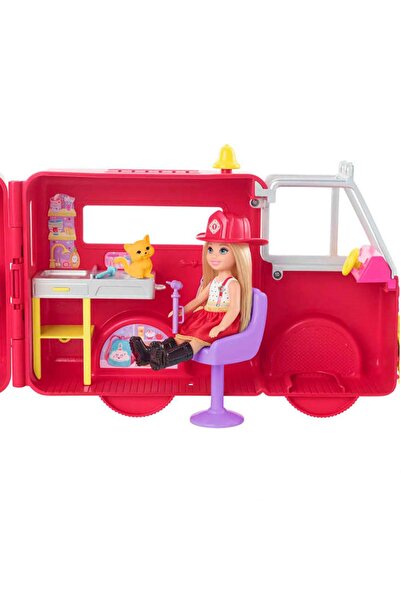 mattel Barbie Chelsea Itfaiye Aracı Hck73