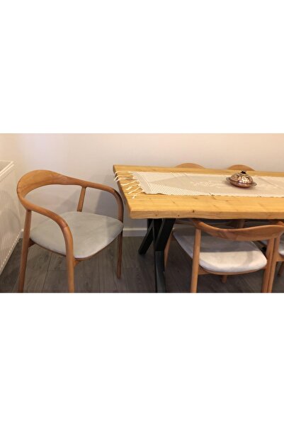 modelsa design Ahşap Kollu Masif Tasarım Sandalye