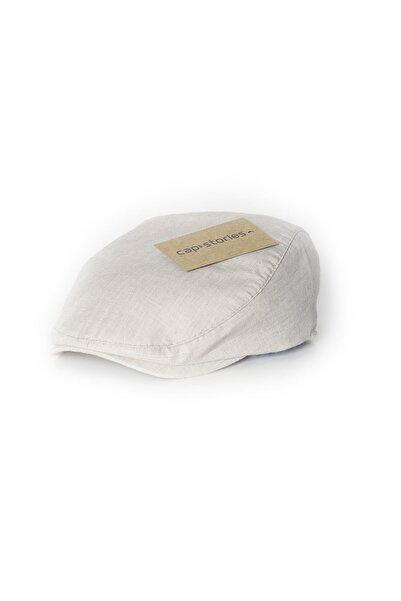Capstories Summer Cream Linen Cap