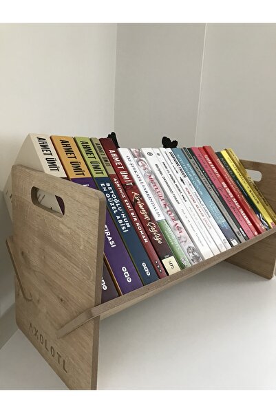 Axolotl Masaüstü Kitaplık Mini Raf Masaüstü Kitap Düzenleyici 50cm