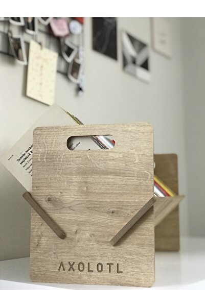 Axolotl Masaüstü Kitaplık Mini Raf Masaüstü Kitap Düzenleyici 50cm