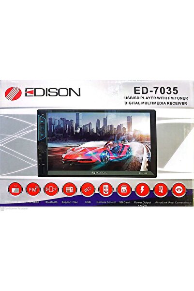 Edison Ed-7035 Double Teyp Geri Görüş Kamera
