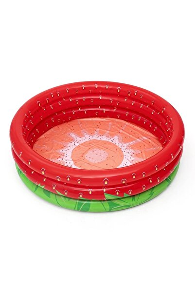 BESTWAY 3 Halka Yuvarlak Çilekli Şişme Havuz