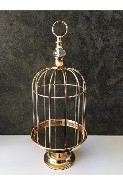 Lucky Art Aynalı Gold Kafes Pastalık
