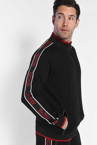 ECKO UNLTD Ανδρικό φούτερ με γιακά Rafael Black