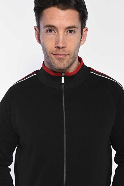 ECKO UNLTD Ανδρικό φούτερ με γιακά Rafael Black