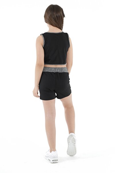 Slazenger DESTA IN Παιδικό Μαύρο Κάτω Επάνω Σετ