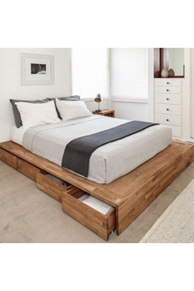 NO ONE EST 2020 Kole Ahşap Karyola