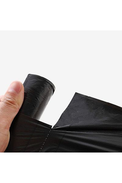 Florex Industrial Jumbo Trash Bag 400 Gr. Black 80X110 Extra Thick 4 Roll Garbage Bags