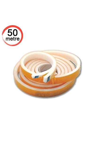 OKÇUKARDEŞLERYAPIMARKET Sponge Window Tape Thermal Insulation Sponge 50 Meters=10 Packs
