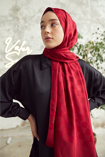 VALORSCARF Bordo Dama Desen Şal