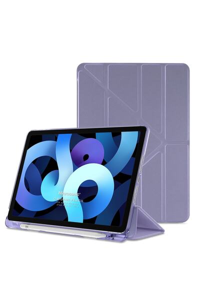 Microsonic Ipad Air 5.nesil 2022 Uyumlu Kılıf (a2588-a2589-a2591) Origami Pencil Lila
