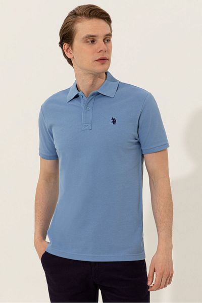 U.S. Polo Assn. Μπλε ανδρικό μπλουζάκι