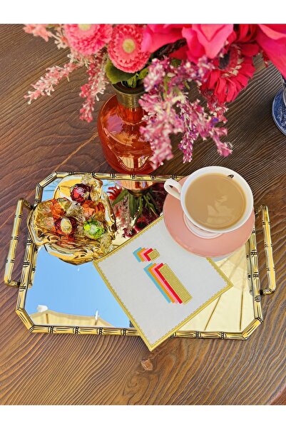 ge living Rainbow I Letter Cocktail Napkin (1 Piece)