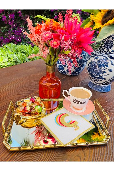 ge living Rainbow Letter Cocktail Napkin (1 Piece)