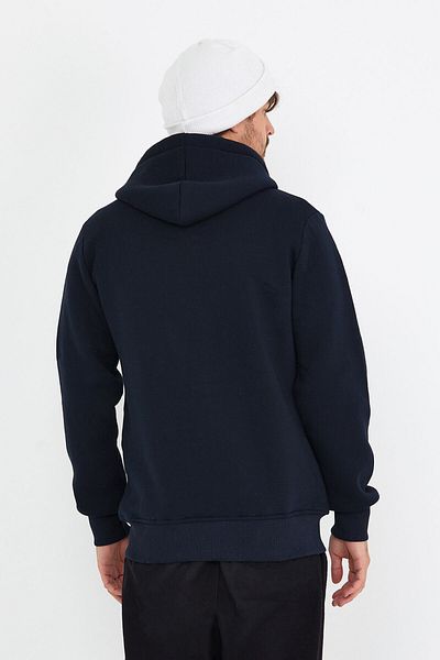AMAZING CRASH Μπλε Navy Unisex Φούτερ με κουκούλα με τρία κλωστές Basic
