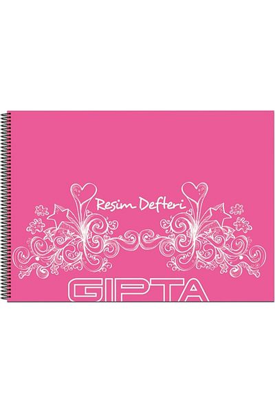 Gıpta Pp Cover Spiral Picture Notebook (35*50 Cm)-40 Sheets