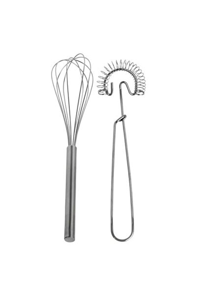 IKEA Whisk Set Practical Kitchen Utensils Set of 2 Stainless Steel 26 Cm Dish...