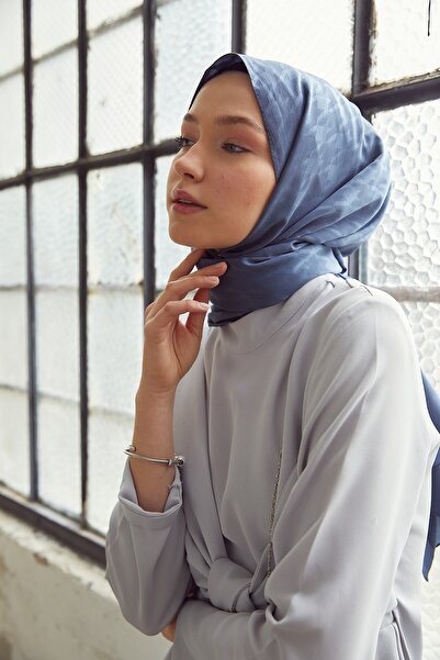 VALORSCARF Fantastik Mavi Kazayağı Desen Şal