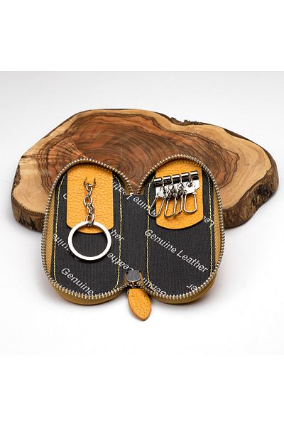 HKY Keychain Genuine Leather Mini Size