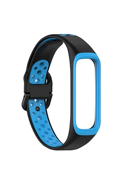 Ekoodukkan Samsung Galaxy Fit 2 Akıllı Bileklik Nike Delikli Çift Renkli Kord...