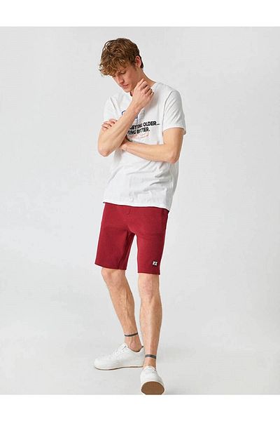 Koton Ανδρικό σορτς Claret Red 2sam40180mk