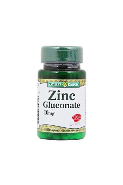 Nature's Bounty زينك جلوكونات 100 قرص - 10 ملغ