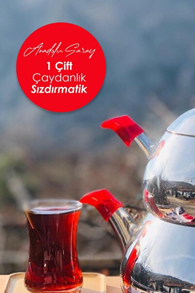 Anadolu Saray Çarşısı Pratik 1 Çift Çaydanlık Sızdırmaya Karşı Aparat | Çayda...