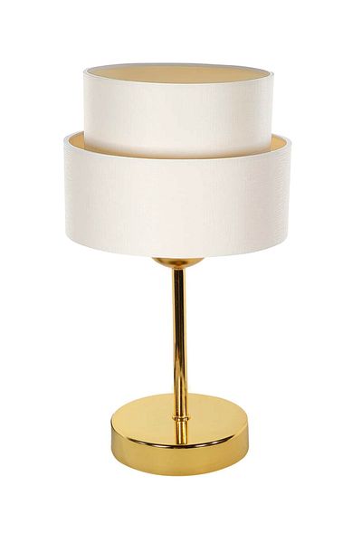 EvLight Deko Gold Metal Lampshade Cream