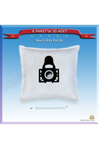 Arçelik S 6255 P - 30 Τσάντες ηλεκτρικής σκούπας σκόνης, 200720