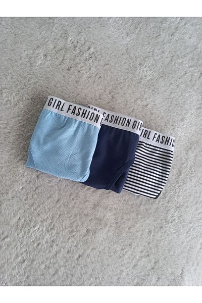GİZAY Fashion Girl Written 3-Piece Underwear
