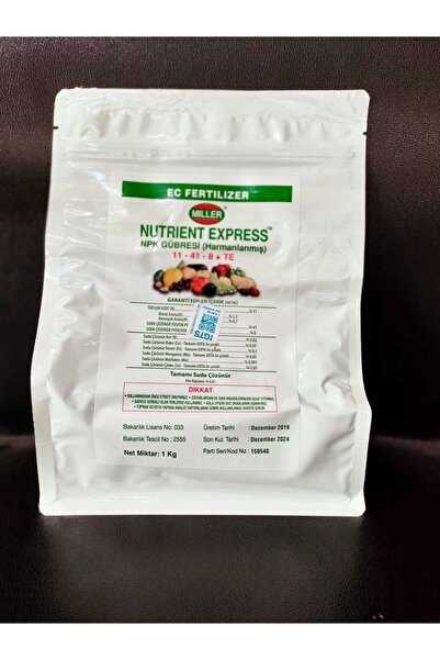 Miller Nutrient Express Npk Gübresi 11.41.8 1 Kg