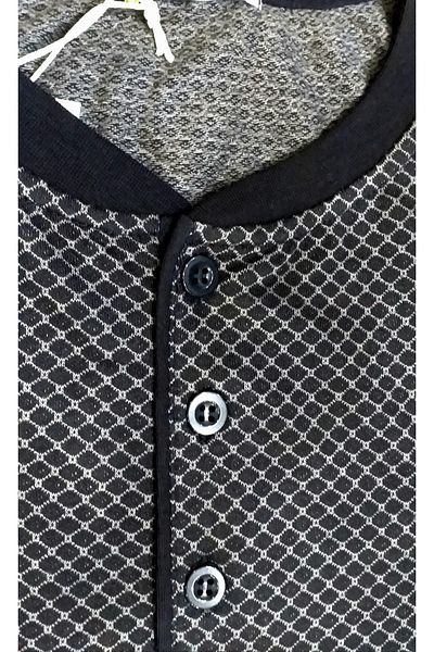 DOWRY Μακρυμάνικο Σετ Ανδρικές Πιτζάμες Navy Blue