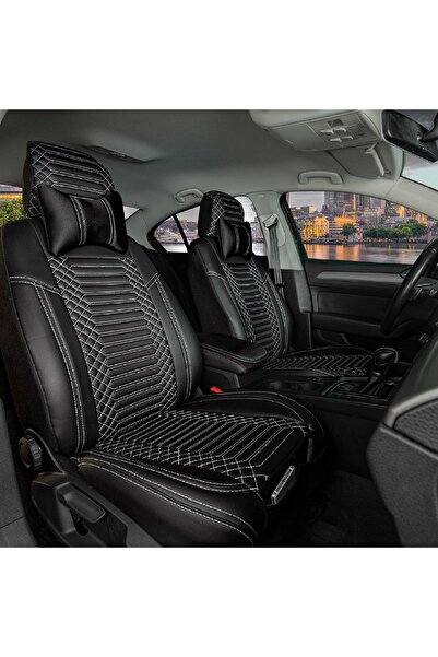 Stil مجموعة غطاء مقعد السيارة الجلدية الفاخرة الجديدة من Kia Rio من الأمام/الخلف