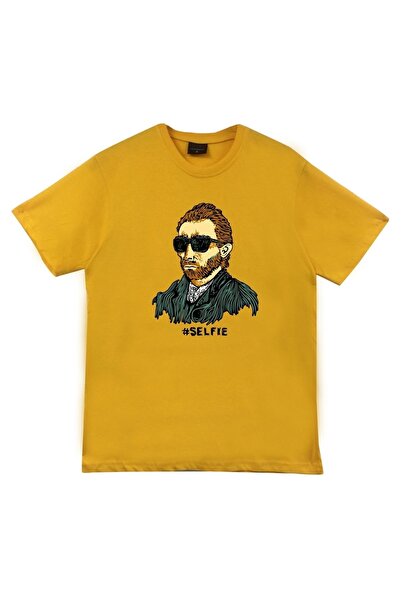 fame-stoned Унісекс футболка Gri Van Gogh Selfie