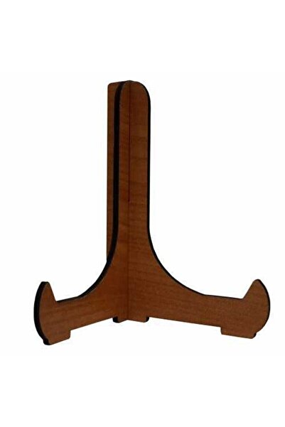 beedene 5 Adet Çerçeve Tabak Teşhir Ayağı Stand Ahşap15cmx12cm