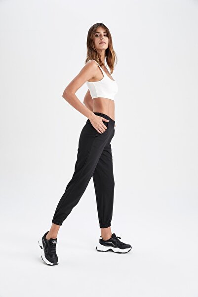 DeFacto Jogger Fit Esnek Belli Geri Dönüşümlü Kadın Eşofman Altı