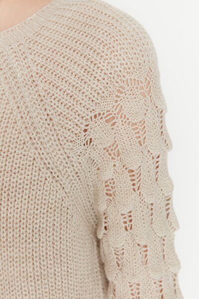 Trendyol Collection Πλεκτό πουλόβερ με πέτρα με λαιμόκοψη TWOAW20KZ0130