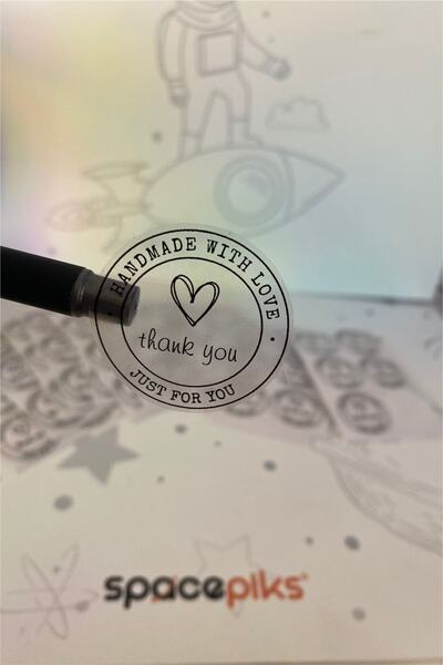 Spacepiks Autocolant transparent doar pentru tine - 70 bucăți cu diametrul de...