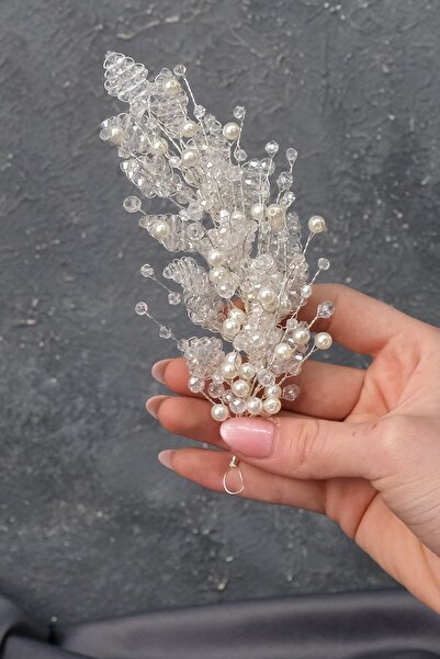 Hobigram Hair Accessory Rana Side Buckle Bridal Hair and Turban Accessory – Other Hair Accessories, Stylish Design